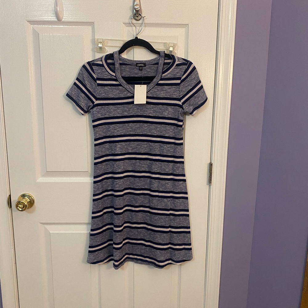 NWT Zumiez stripped mini dress